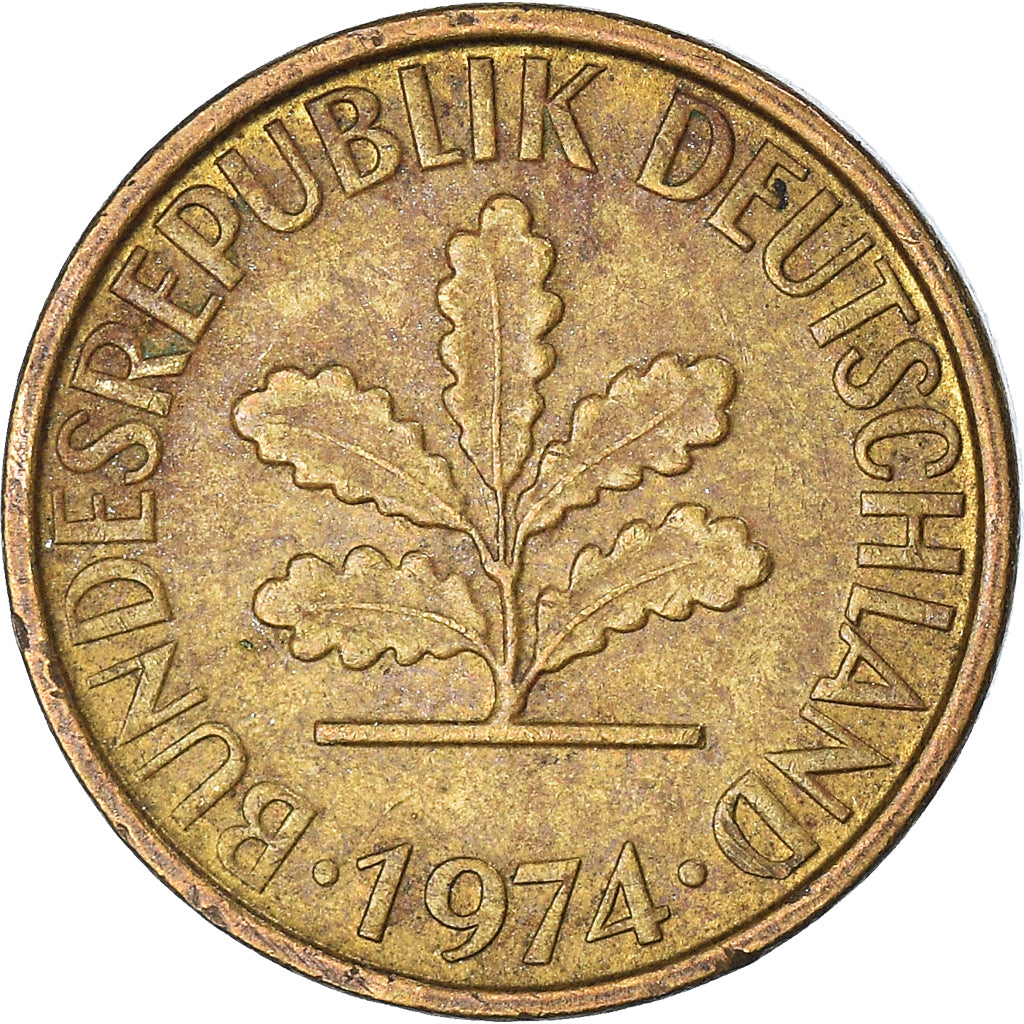 Coin, GERMANY - FEDERAL REPUBLIC, 5 Pfennig, 1974
