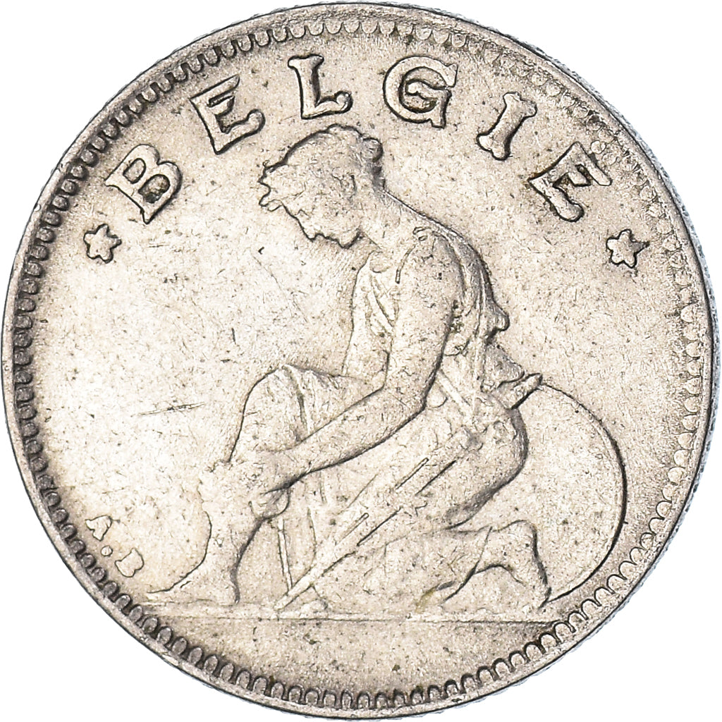 Moneta, Belgia, 50 Centimes, 1933
