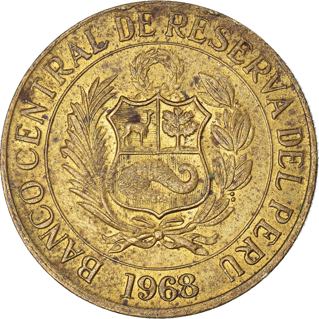 Moneta, Perù, Sol, 1968