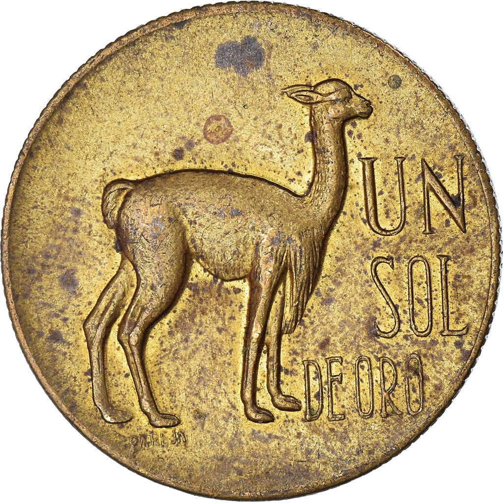 Moneta, Perù, Sol, 1968