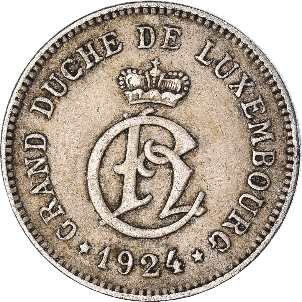 Moneda, Luxemburgo, 10 Centimes, 1924