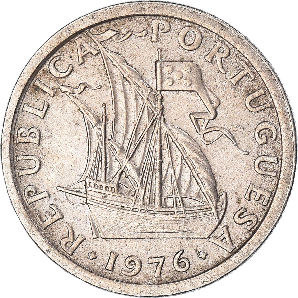 Coin, Portugal, 2.50 Escudo Convertivel, 1976