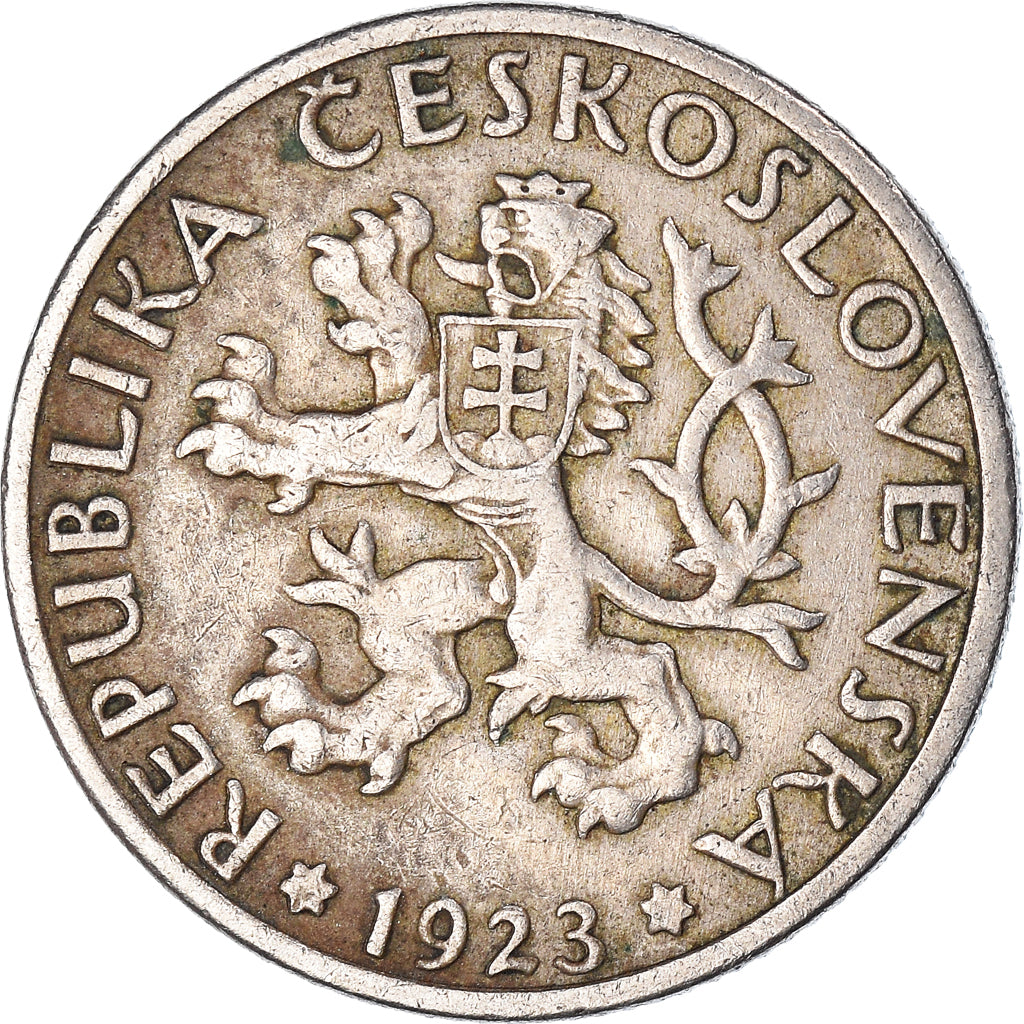 Moneta, Cecoslovacchia, Koruna, 1923