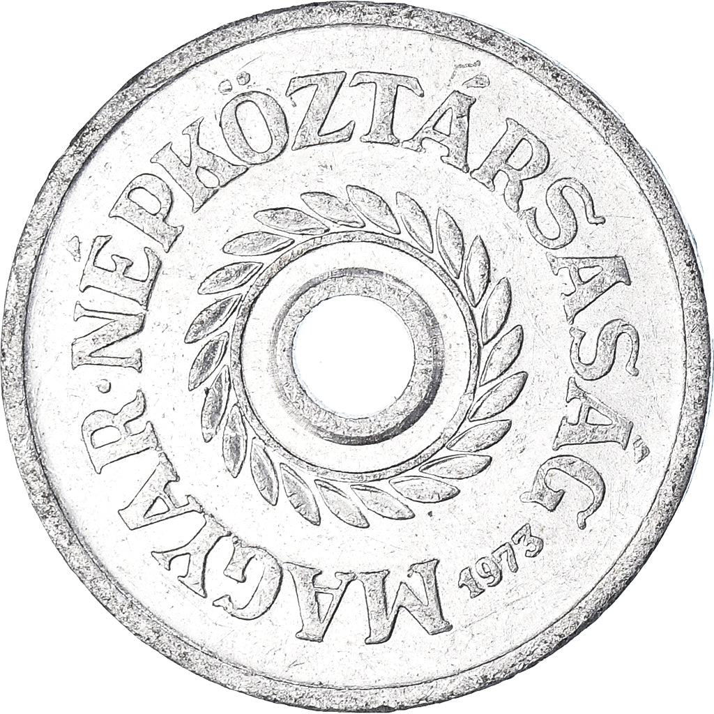 Munten, Hongarije, 2 Filler, 1973