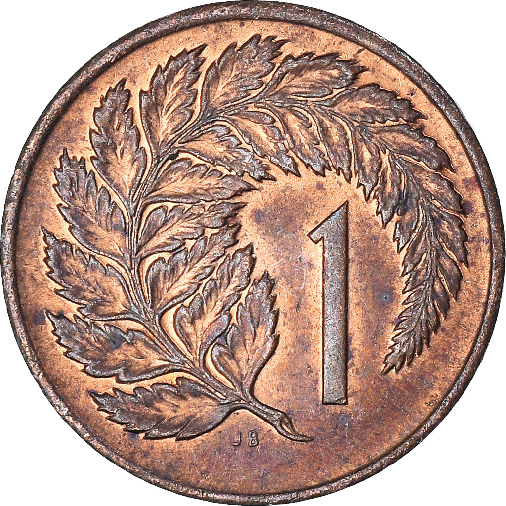Coin, New Zealand, Cent, 1973