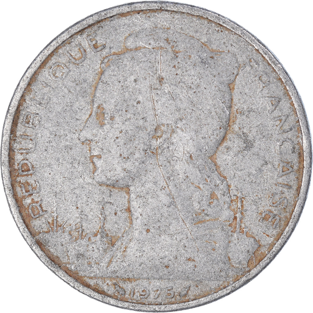 Coin, FRENCH AFARS & ISSAS, 5 Francs, 1975
