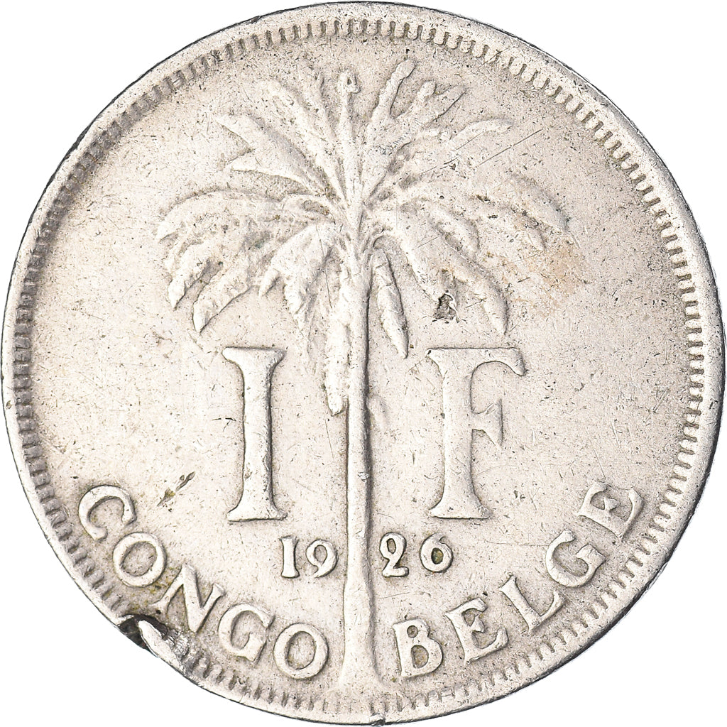 Moneta, Kongo Belgijskie, Franc, 1926