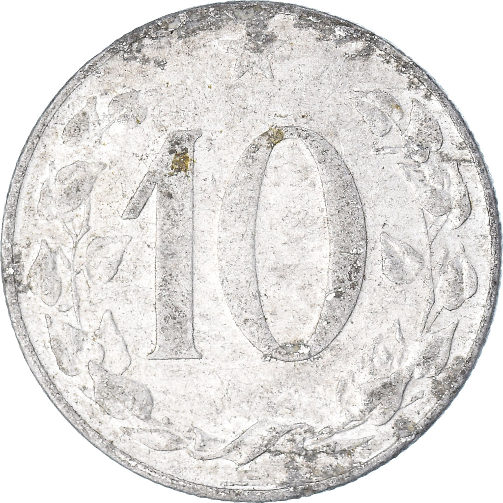 Münze, Tschechoslowakei, 10 Haleru, 1954