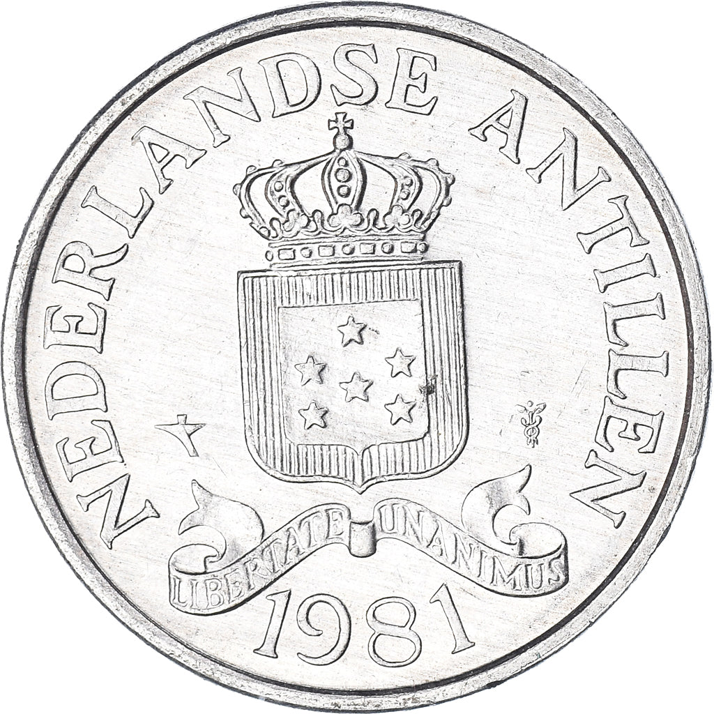 Coin, Netherlands Antilles, 2-1/2 Cents, 1981