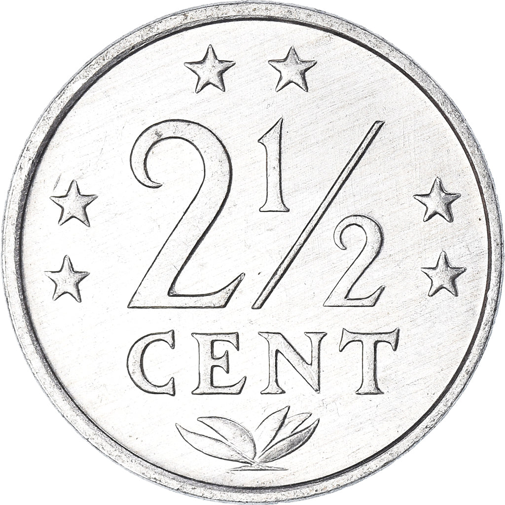 Coin, Netherlands Antilles, 2-1/2 Cents, 1981