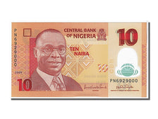 Banknot, Nigeria, 10 Naira, 2009, KM:33d, UNC(65-70)