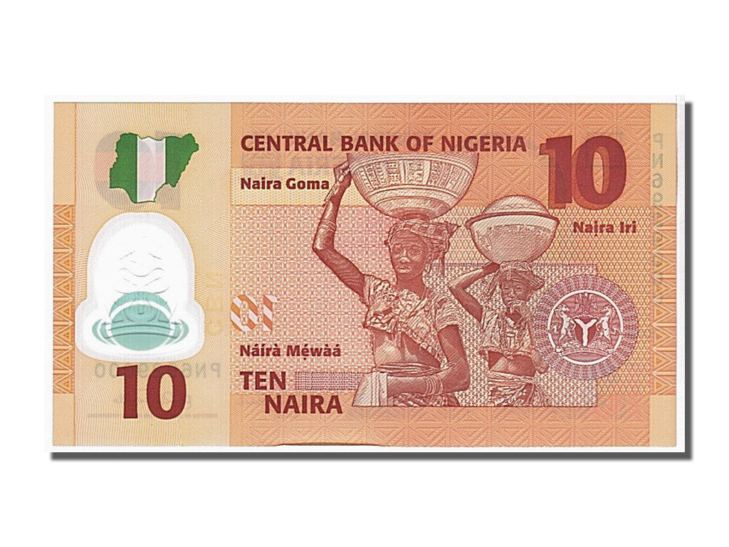 Banknote, Nigeria, 10 Naira, 2009, KM:33d, UNC(65-70)