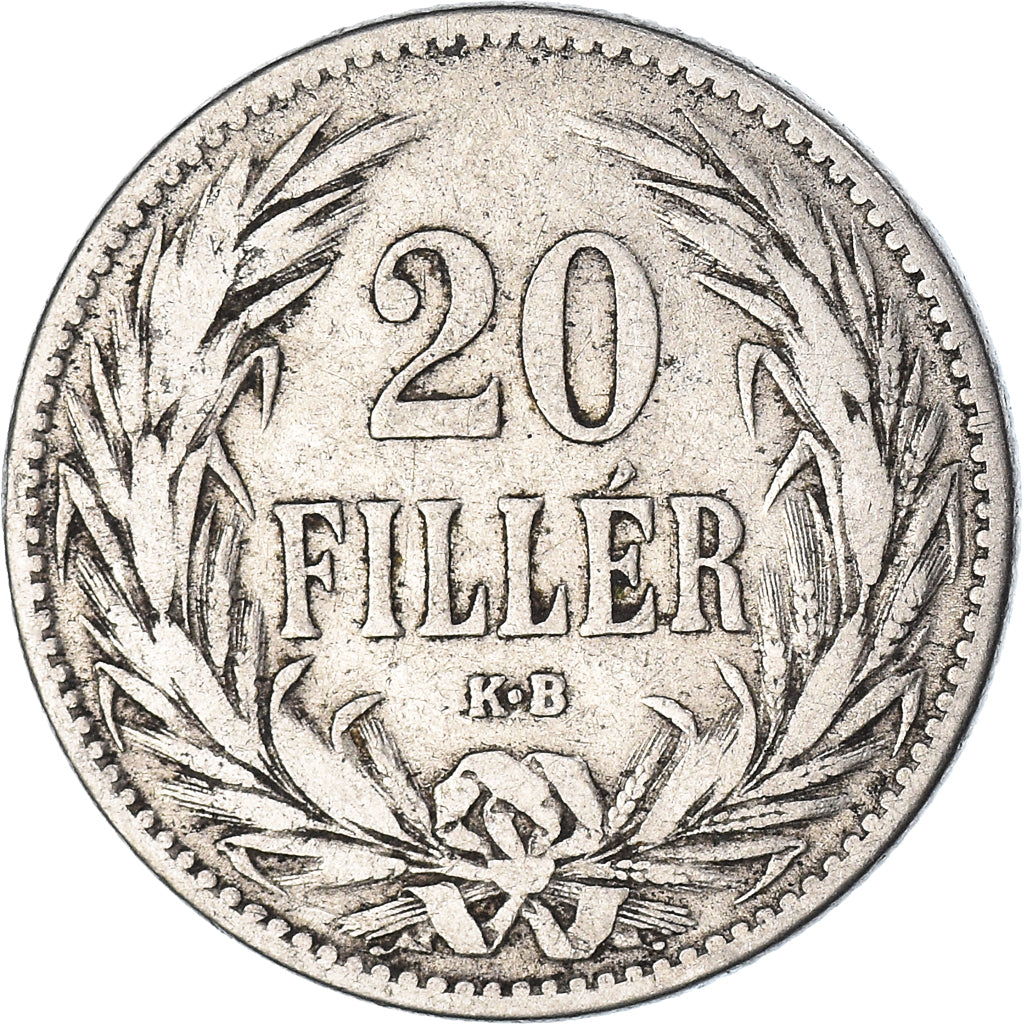 Munten, Hongarije, 20 Fillér, 1894