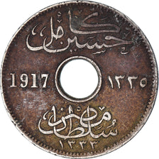 Moneda, Egipto, 5 Milliemes, 1917