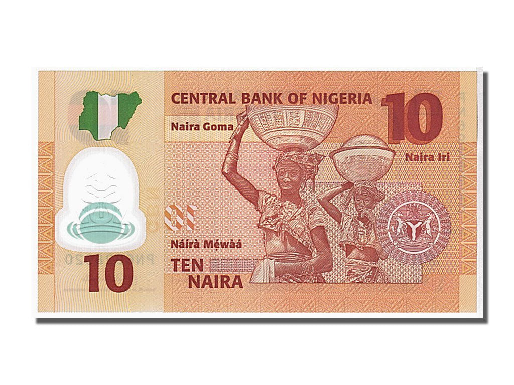 Banknote, Nigeria, 10 Naira, 2009, KM:33e, UNC(65-70)