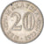 Monnaie, Malaysie, 20 Sen, 1973