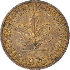 Munten, Federale Duitse Republiek, 10 Pfennig, 1975