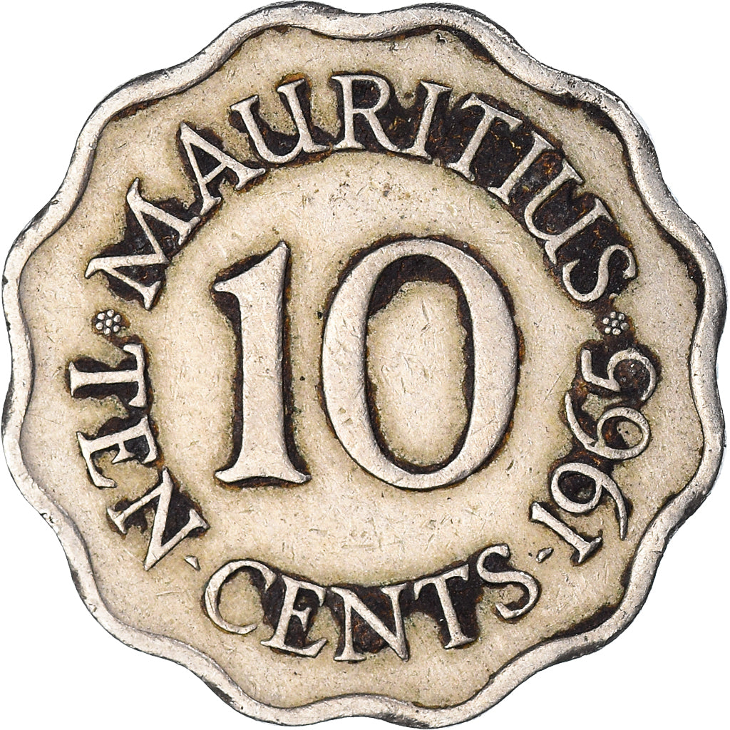 Moneda, Mauricio, 10 Cents, 1965