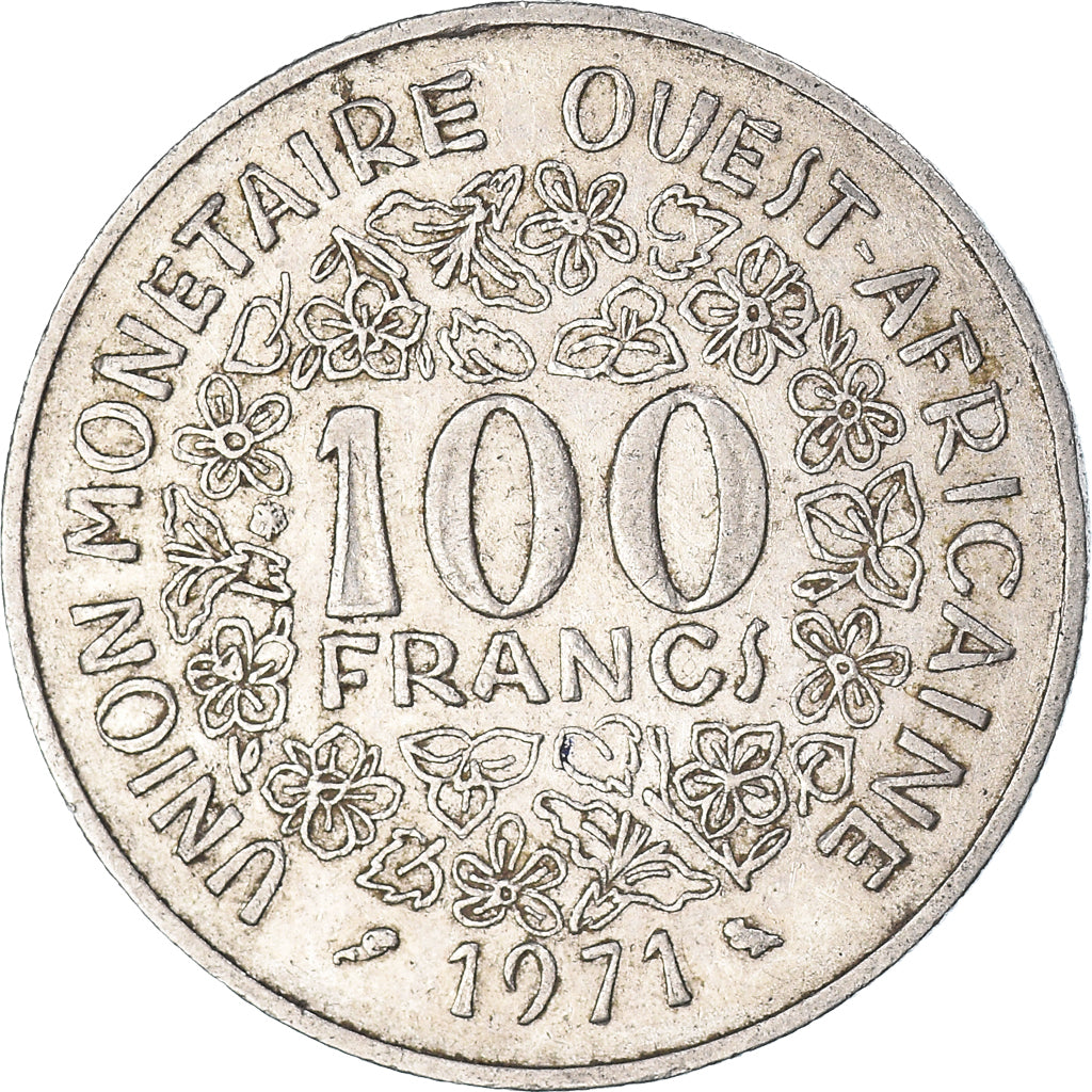 Coin, West African States, 100 Francs, 1971