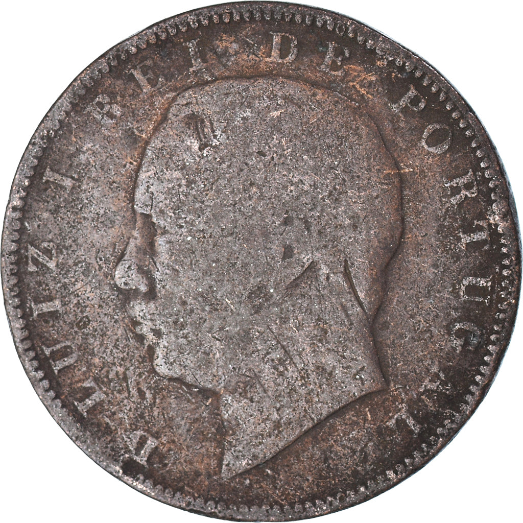 Monnaie, Portugal, 5 Reis, 1882