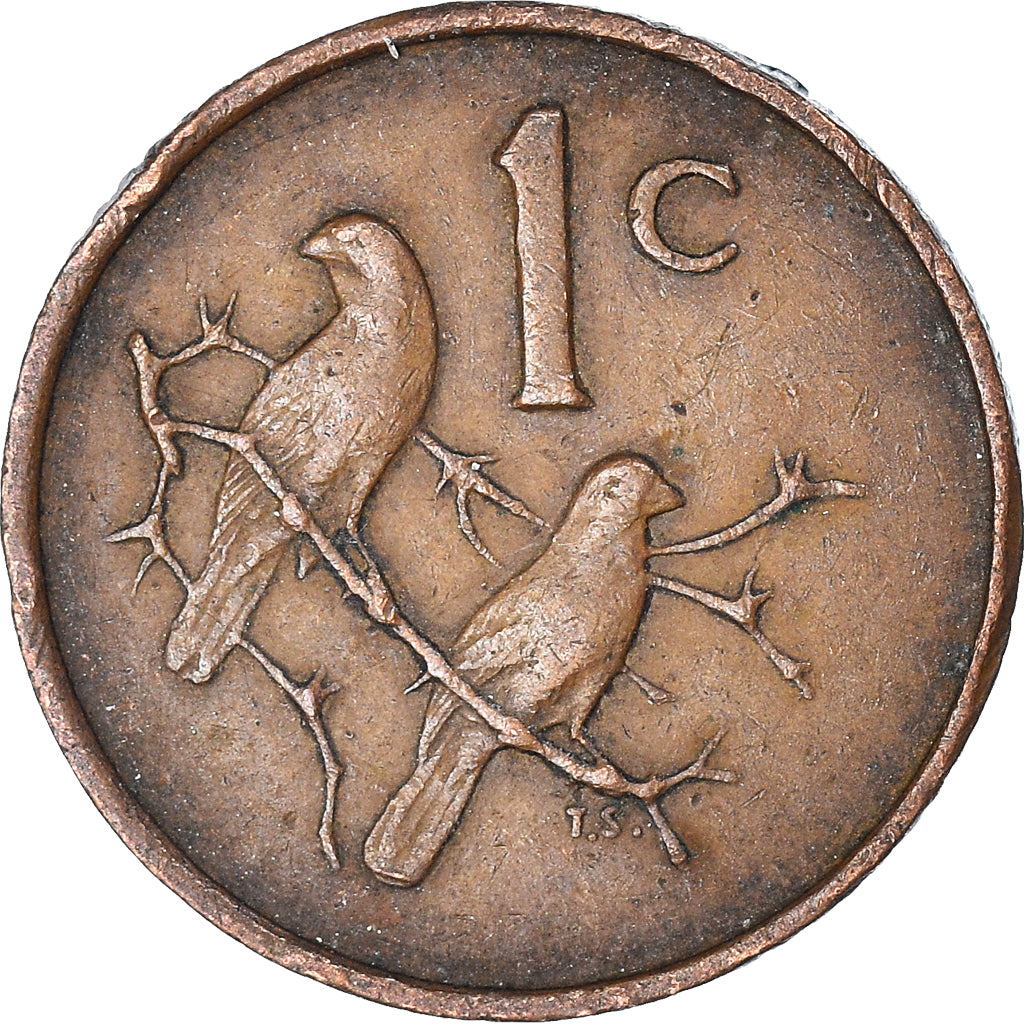 Münze, Südafrika, Cent, 1967