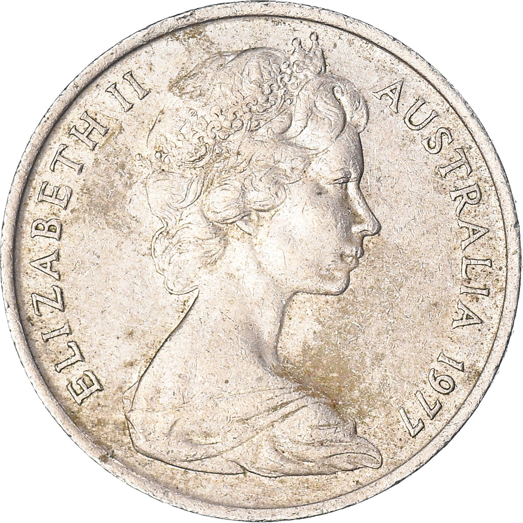 Moneda, Australia, 5 Cents, 1977
