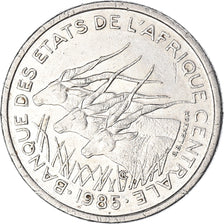 Coin, Central African States, 50 Francs, 1985