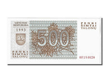 Banknote, Lithuania, 500 Talonu, 1993, KM:46, UNC(65-70)