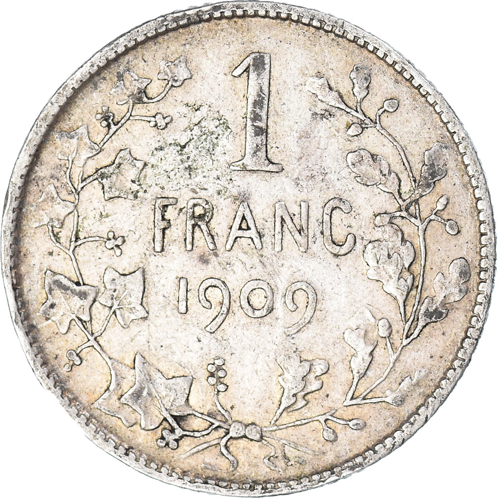 Coin, Belgium, Franc, 1909