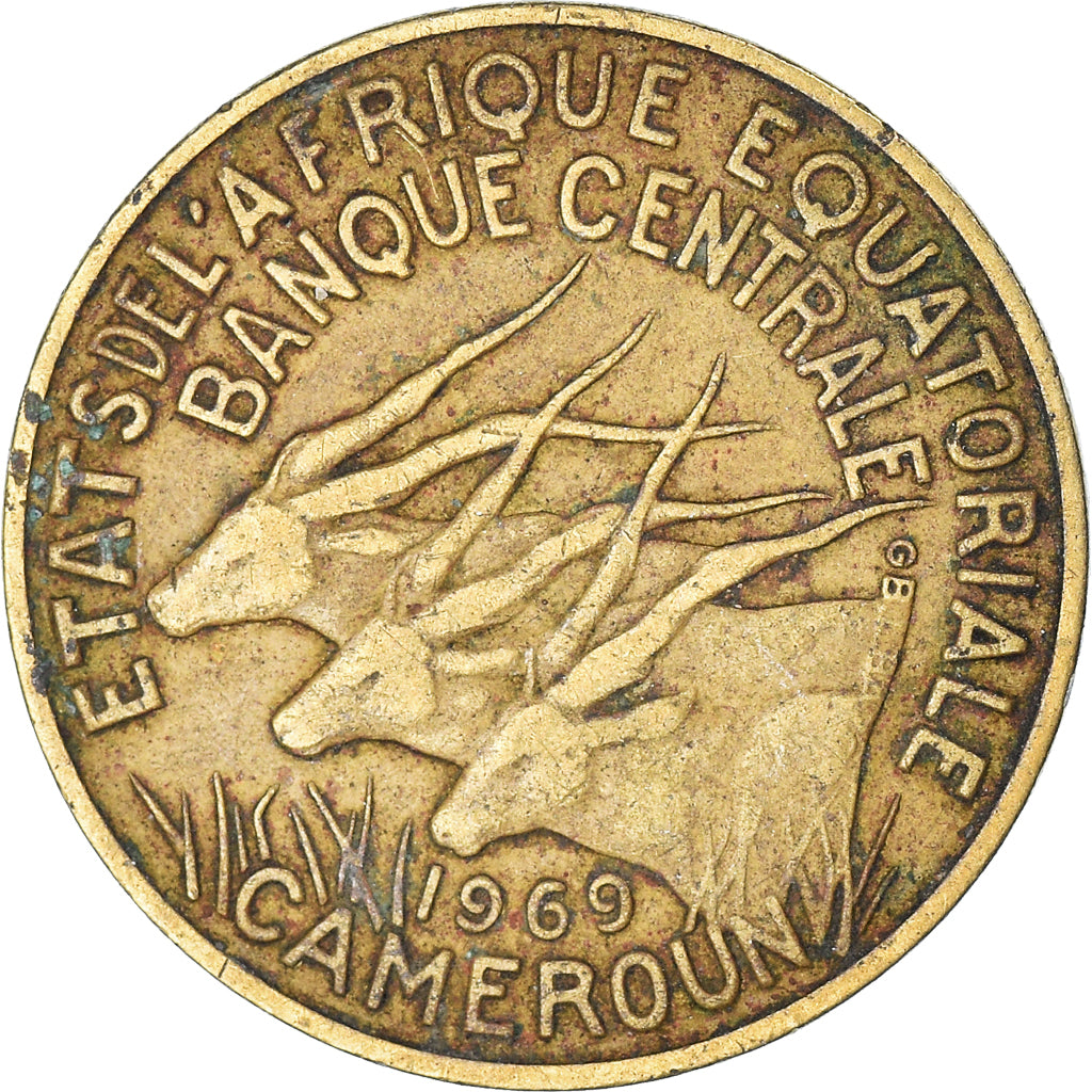Coin, EQUATORIAL AFRICAN STATES, 10 Francs, 1969