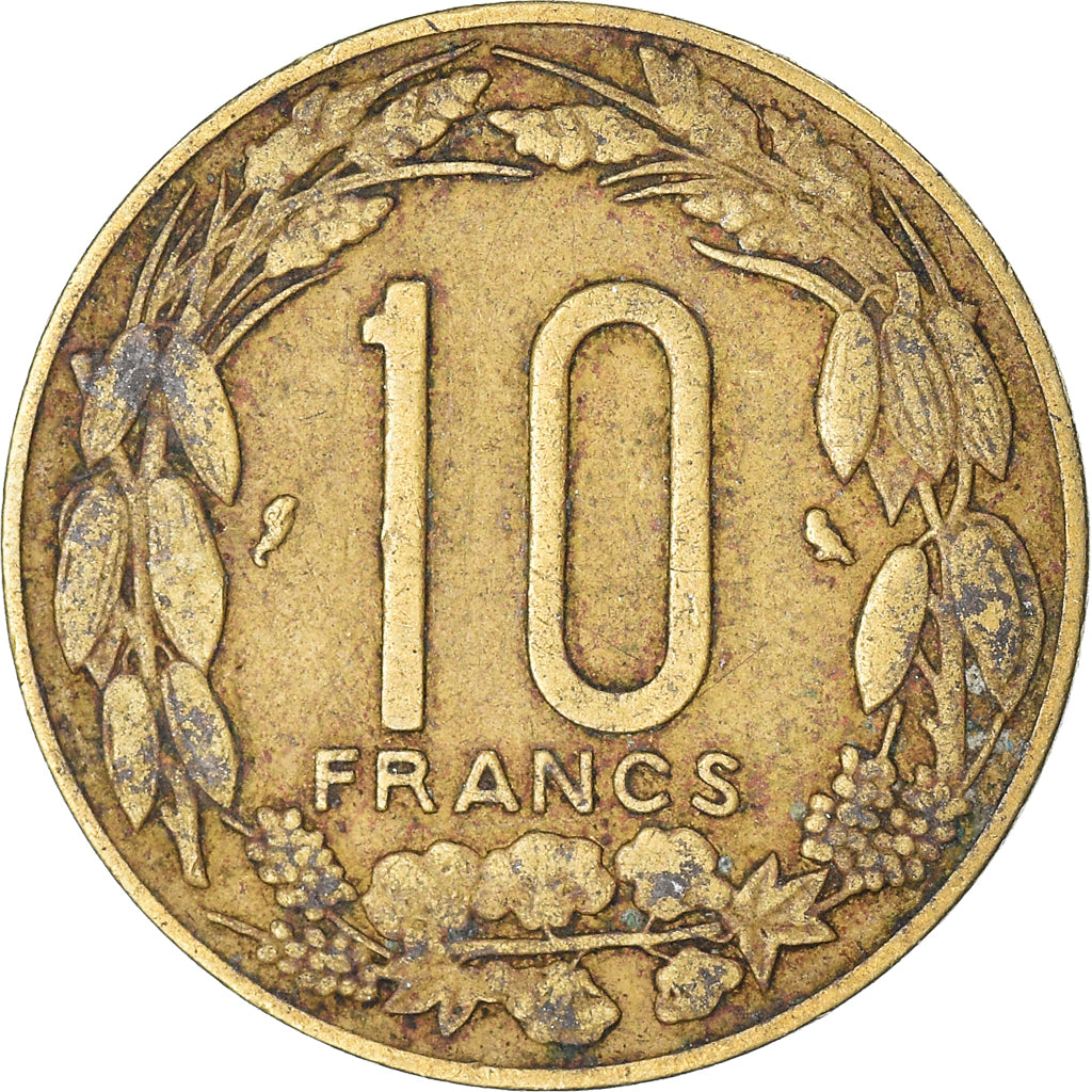 Coin, EQUATORIAL AFRICAN STATES, 10 Francs, 1969
