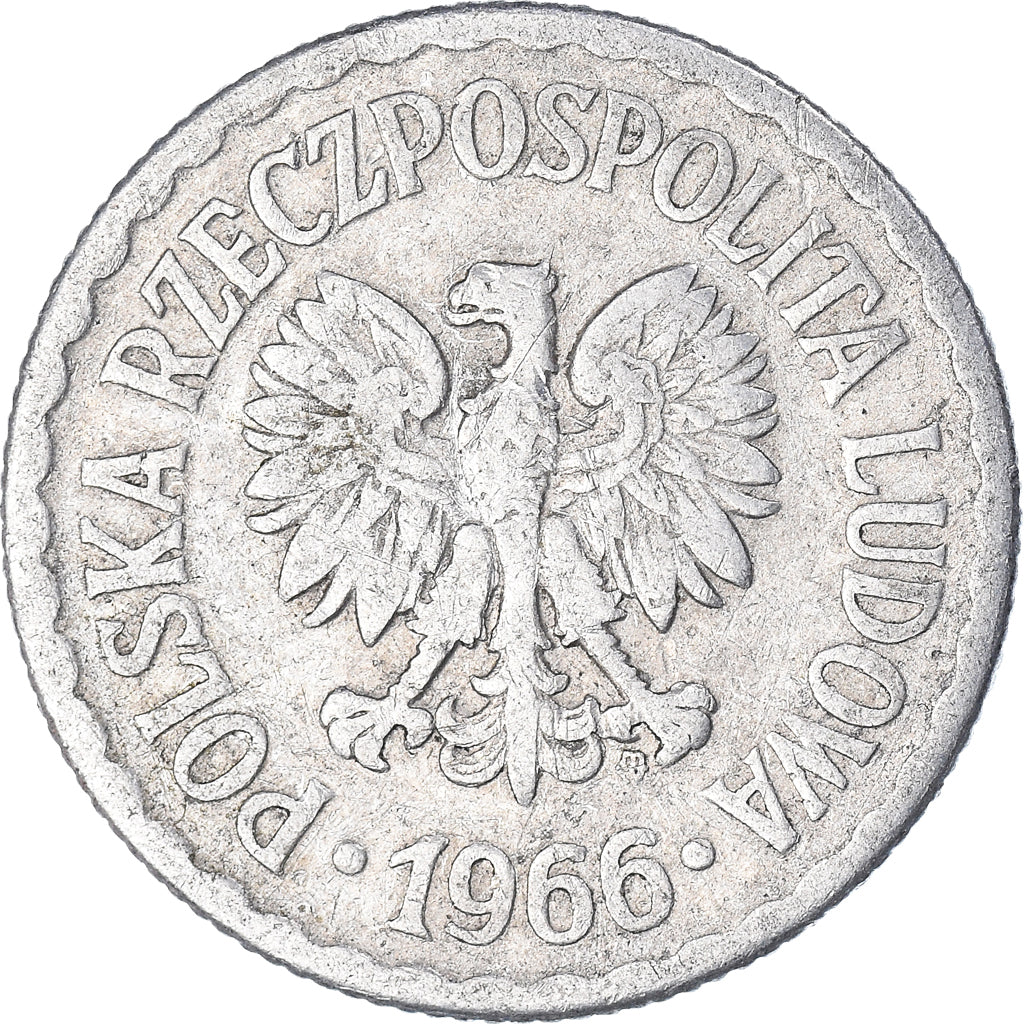 Monnaie, Pologne, 1 Zloty, 1966