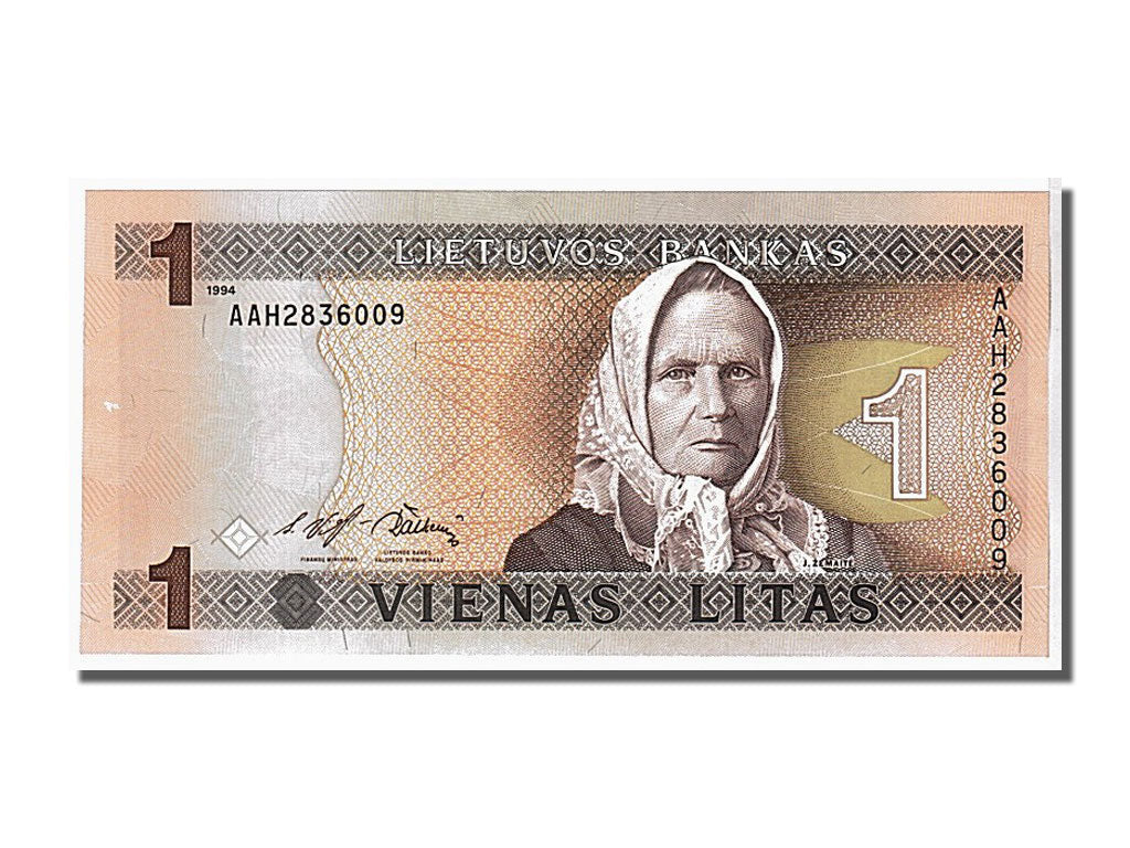 Billete, 1 Litas, 1994, Lituania, KM:53a, UNC