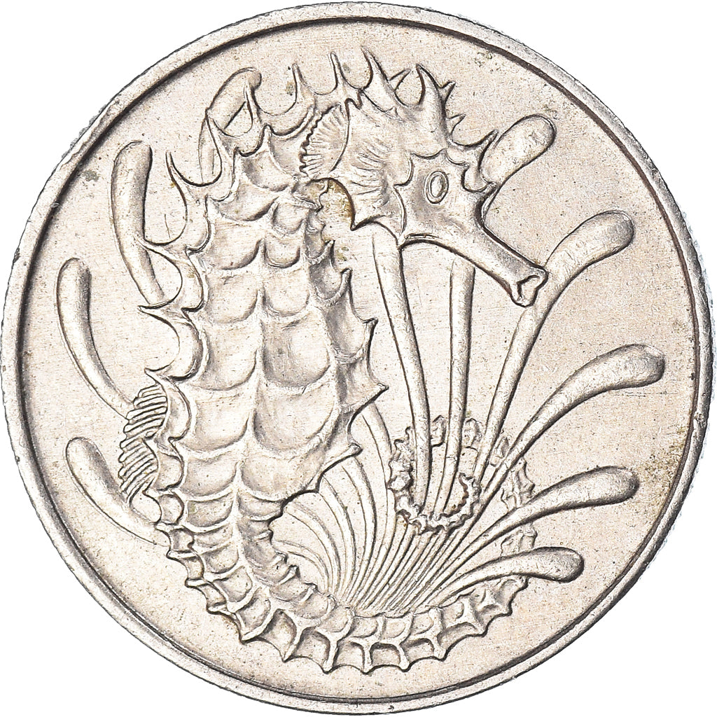 Moneta, Singapore, 10 Cents, 1967