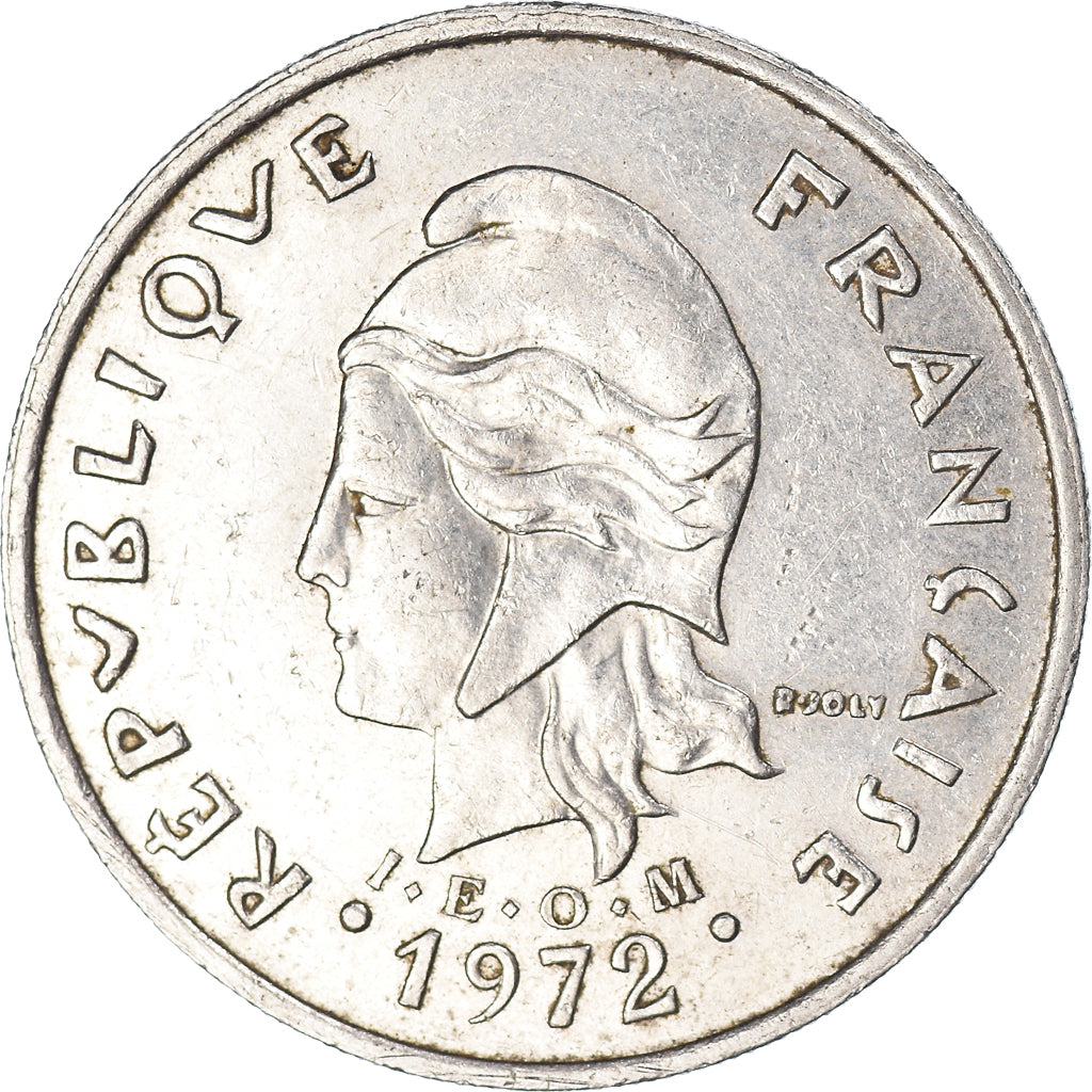 Munten, Frans Polynesië, 20 Francs, 1972