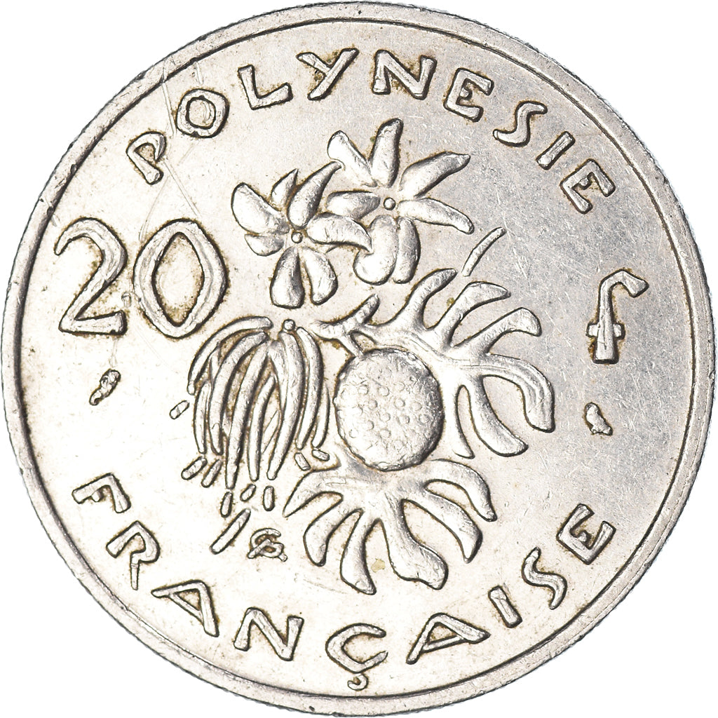 Munten, Frans Polynesië, 20 Francs, 1972
