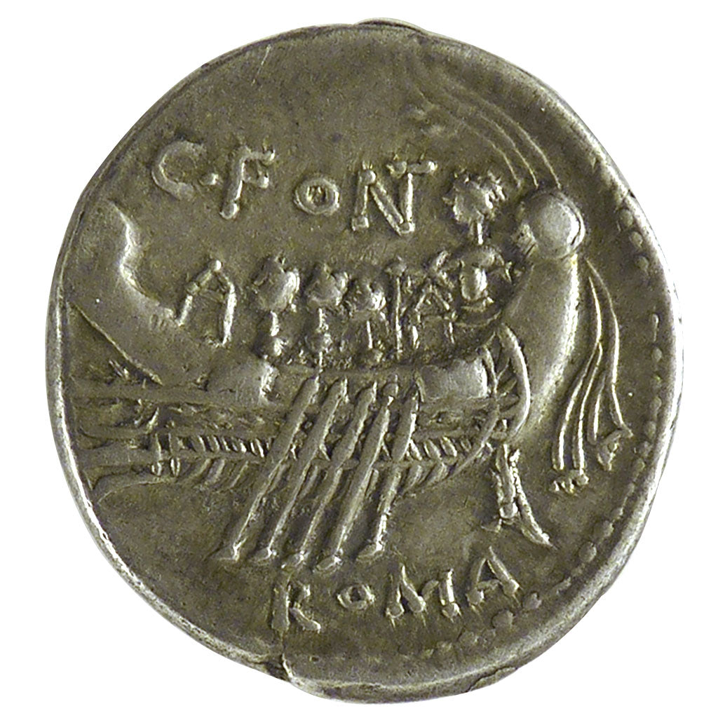 Denarius, AU(50-53), Silver, 3.90