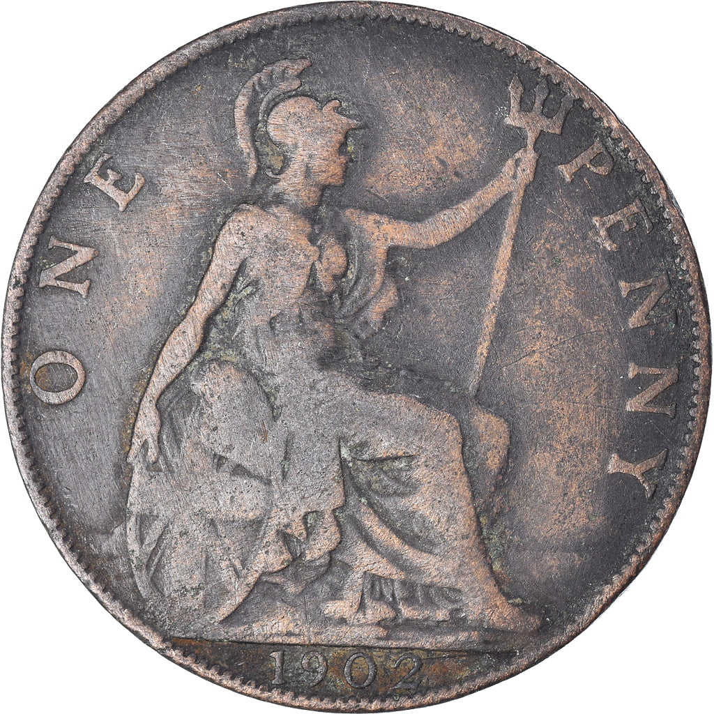 Munten, Groot Bretagne, Penny, 1902