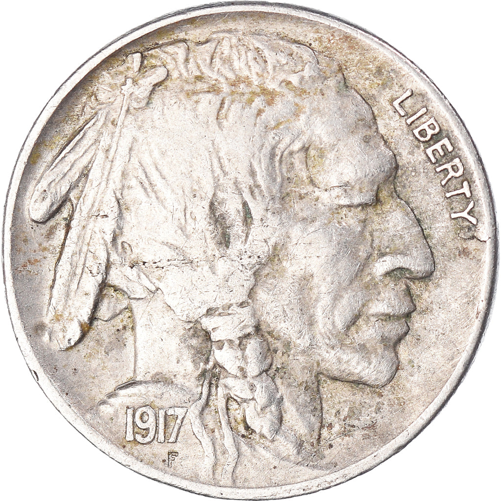 Coin, United States, 5 Cents, 1917