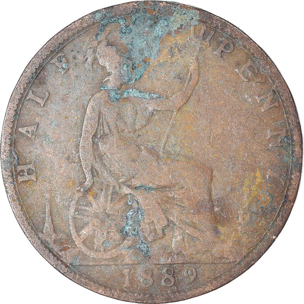 Moneta, Gran Bretagna, 1/2 Penny, 1889