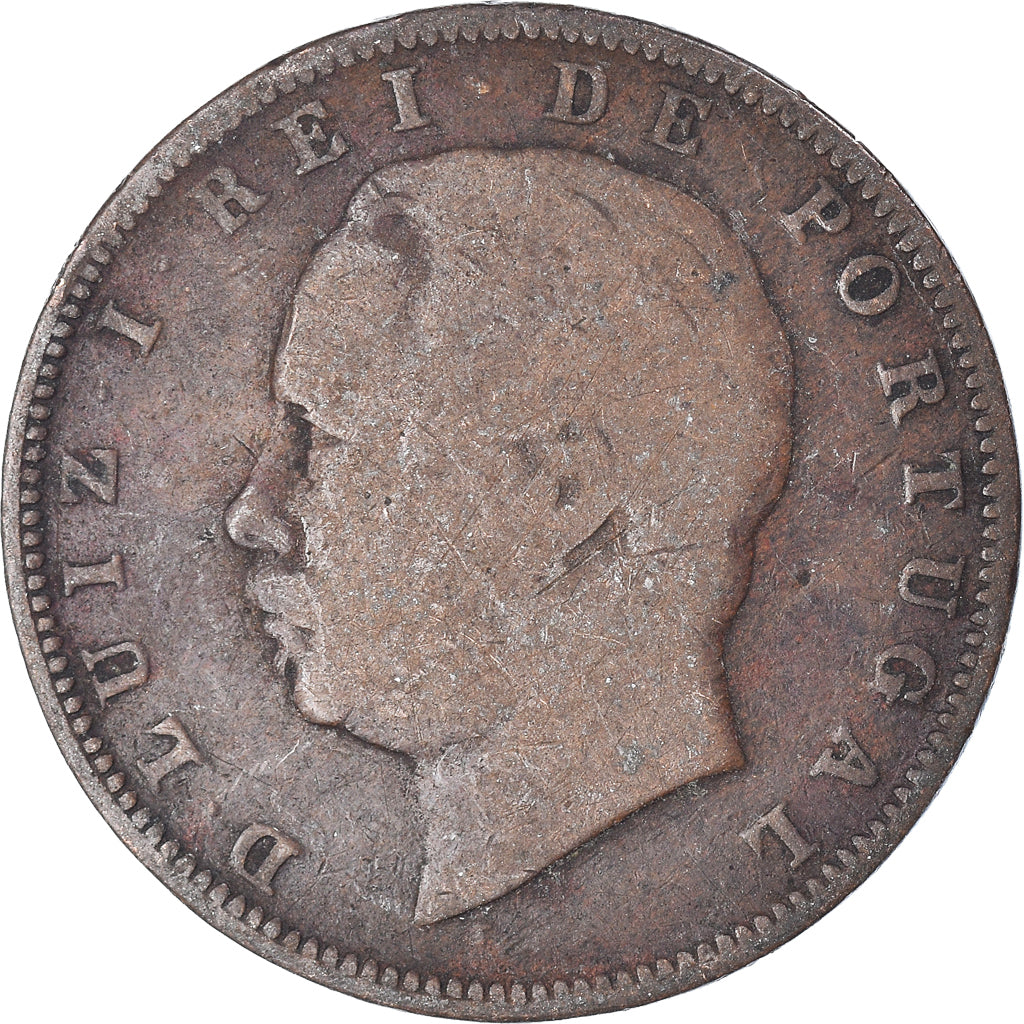 Coin, Portugal, 10 Reis, 1883