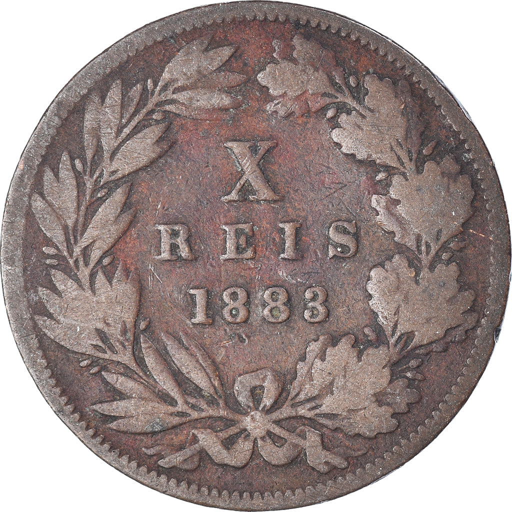 Coin, Portugal, 10 Reis, 1883