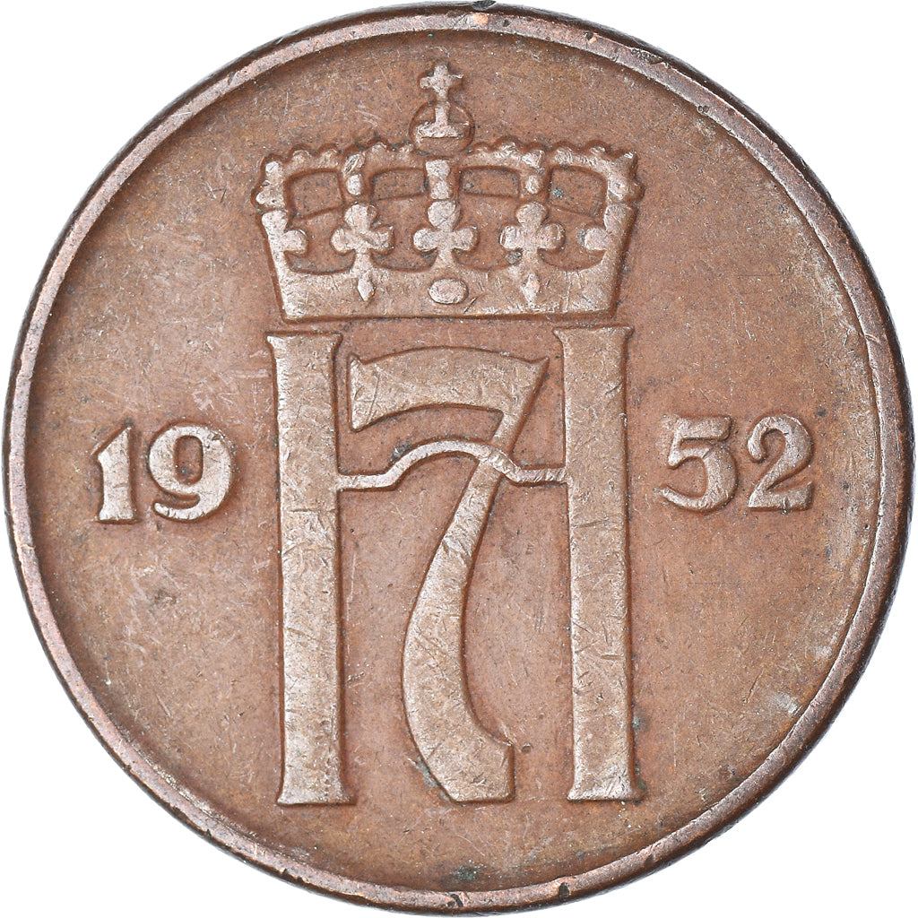 Moneta, Norwegia, 5 Öre, 1952