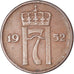 Moneta, Norwegia, 5 Öre, 1952