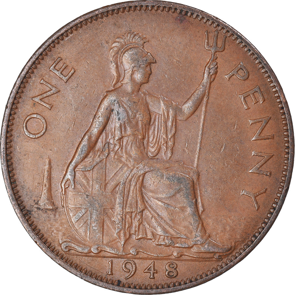 Monnaie, Grande-Bretagne, Penny, 1948