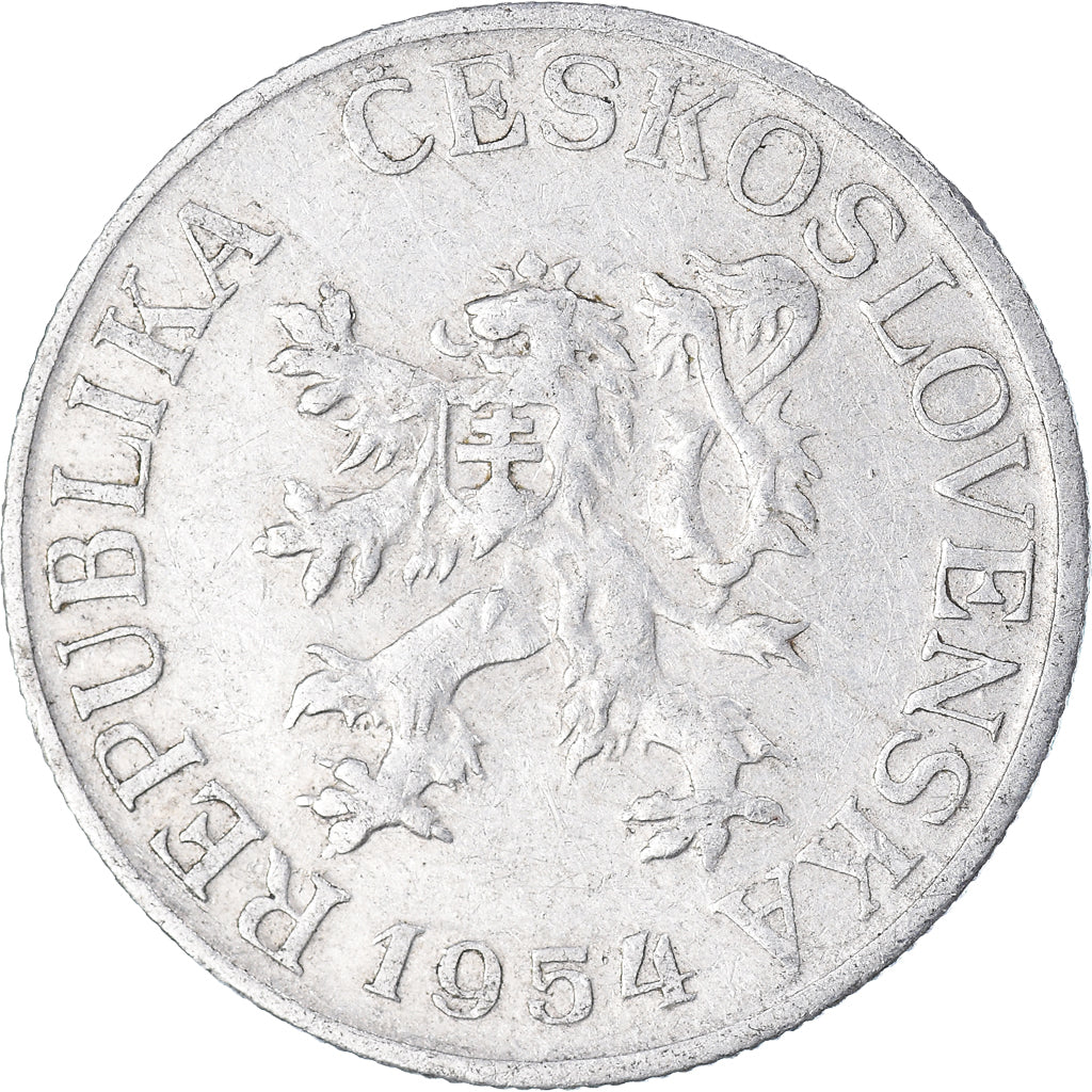 Coin, Czechoslovakia, 25 Korun, 1954