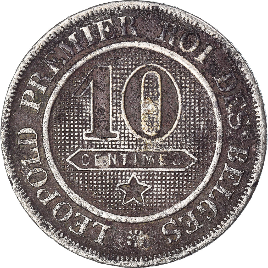 Monnaie, Belgique, 10 Centimes, 1864