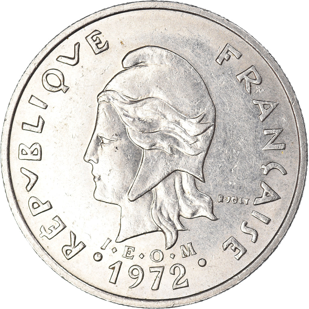 Monnaie, Nouvelle-Calédonie, 20 Francs, 1972