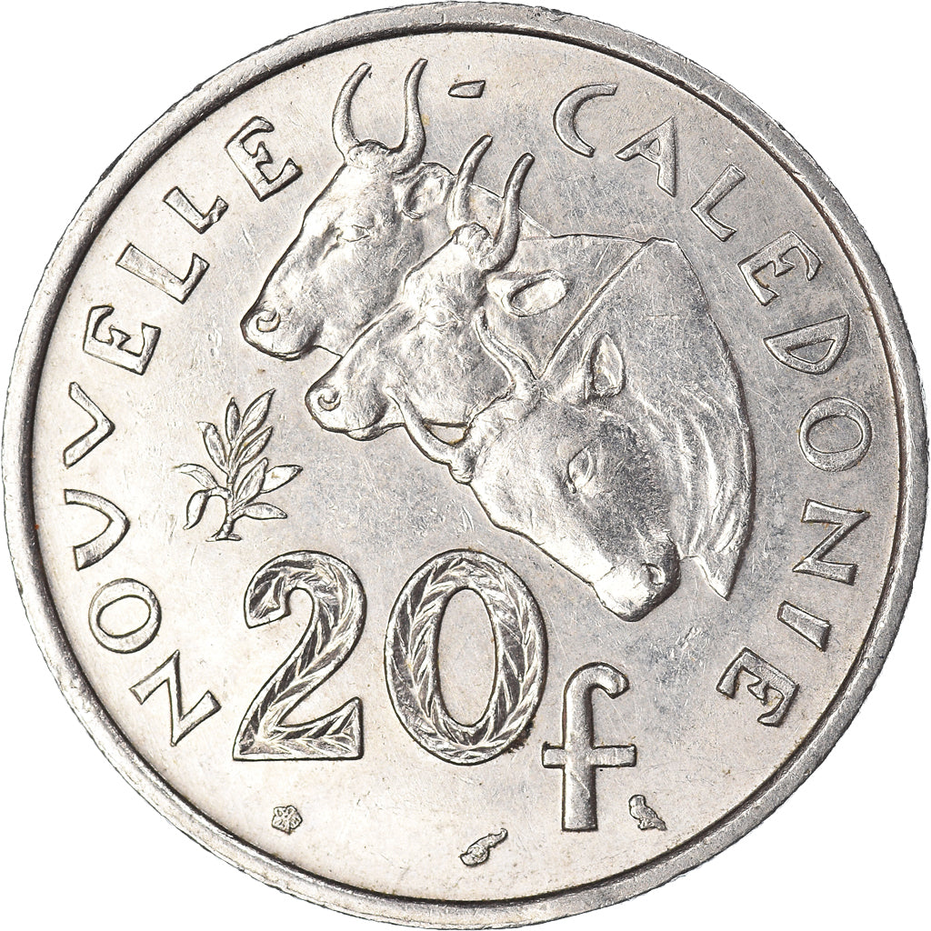 Monnaie, Nouvelle-Calédonie, 20 Francs, 1972