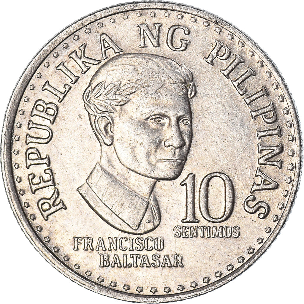 Moneta, Filipiny, 10 Sentimos, 1976